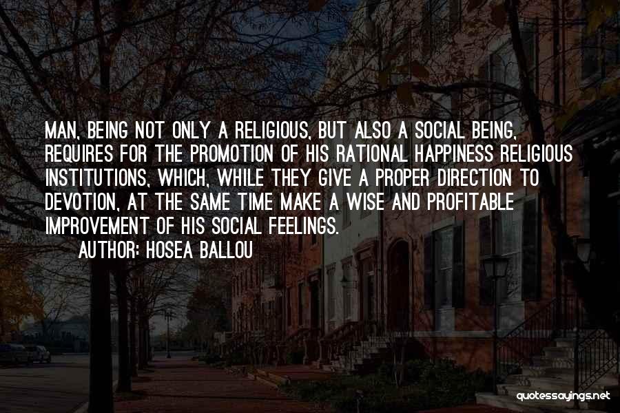 Hosea Quotes By Hosea Ballou