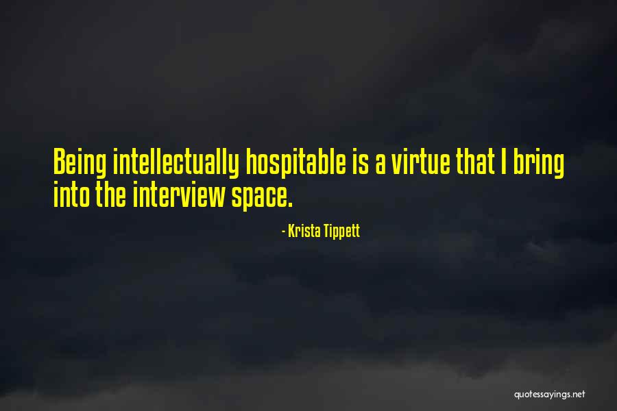 Hospitable Quotes By Krista Tippett