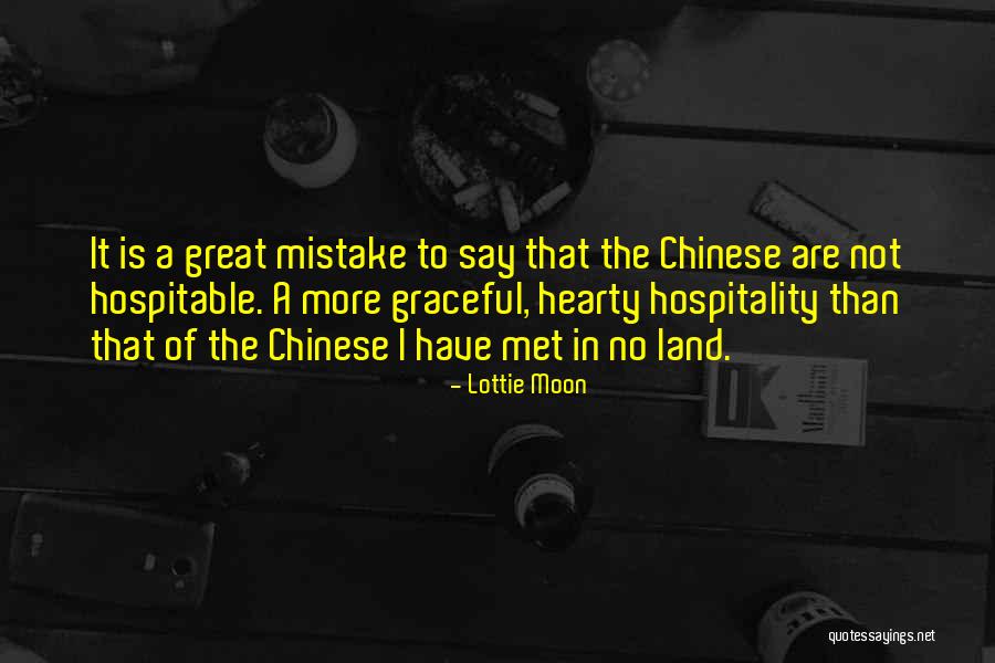 Hospitable Quotes By Lottie Moon