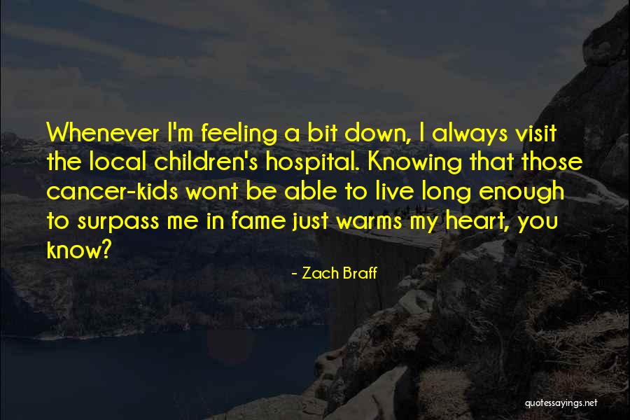 Hospital Visit Quotes By Zach Braff Hospital Visit Quotes By Zach Braff
