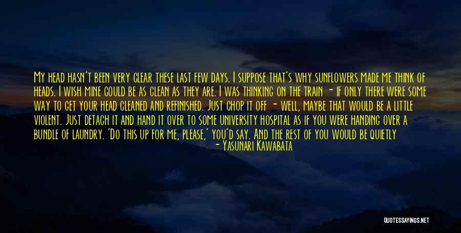 Hospital Week Quotes By Yasunari Kawabata Hospital Week Quotes By Yasunari Kawabata