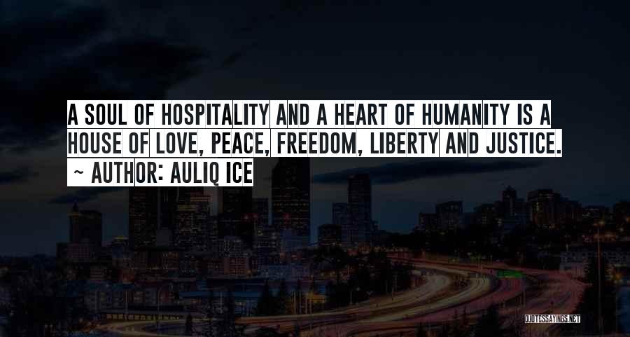 Hospitality Quotes By Auliq Ice