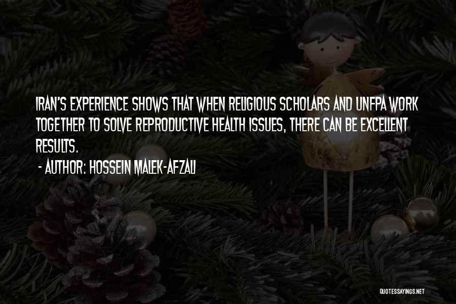 Hossein Malek-Afzali Quotes 754766