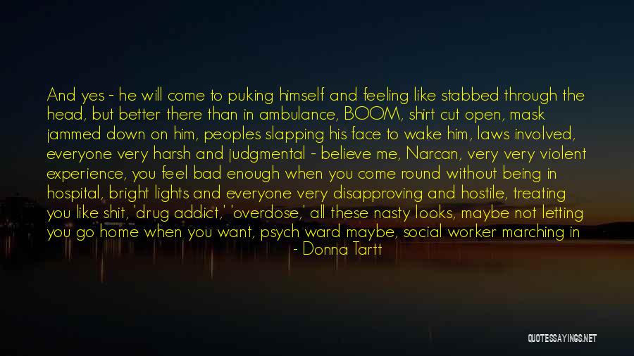 Hostile Hospital Quotes By Donna Tartt Hostile Hospital Quotes By Donna Tartt