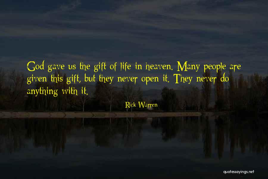 Hostilities People Quotes By Rick Warren
