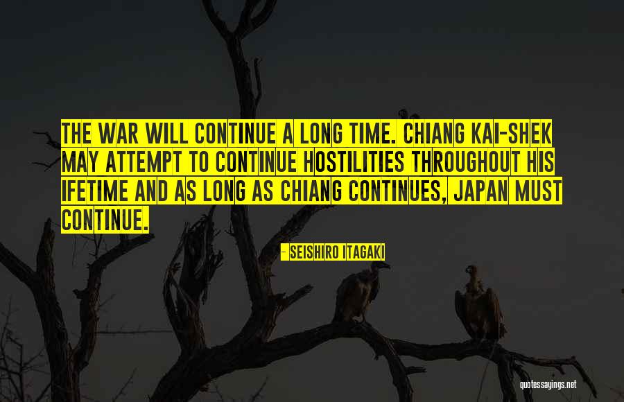 Hostilities Quotes By Seishiro Itagaki Hostilities Quotes By Seishiro Itagaki