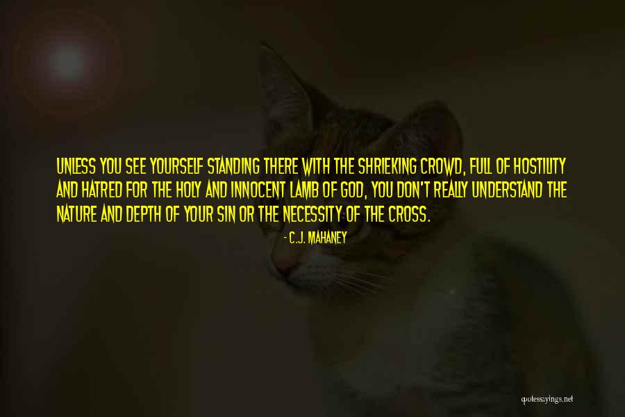 Hostility Quotes By C.J. Mahaney Hostility Quotes By C.J. Mahaney