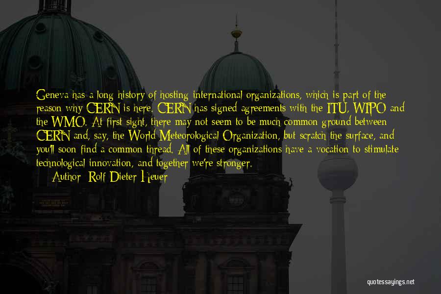 Hosting Quotes By Rolf-Dieter Heuer