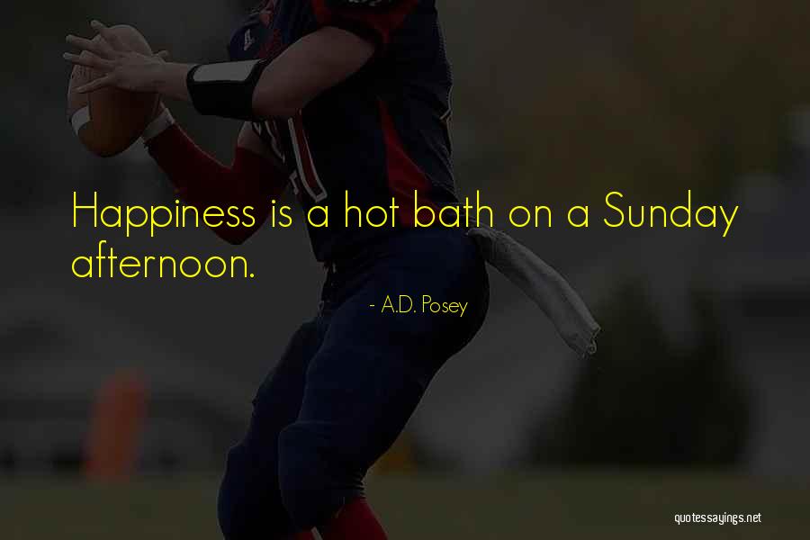 Hot Afternoon Quotes By A.D. Posey