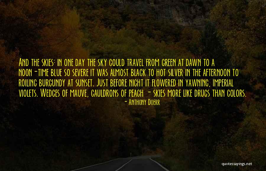 Hot Afternoon Quotes By Anthony Doerr