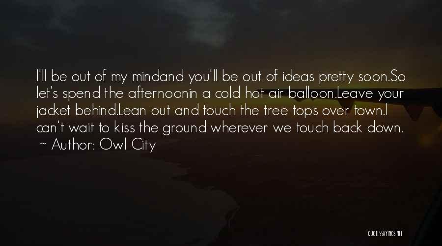 Hot Air Balloon Quotes By Owl City