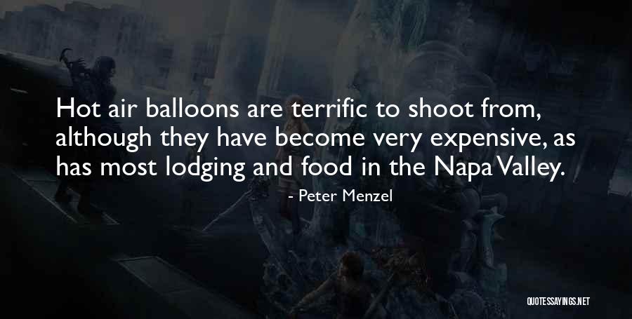 Hot Air Balloons Quotes By Peter Menzel