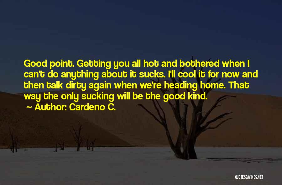 Hot And Bothered Quotes By Cardeno C.