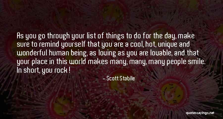 Hot And Short Quotes By Scott Stabile