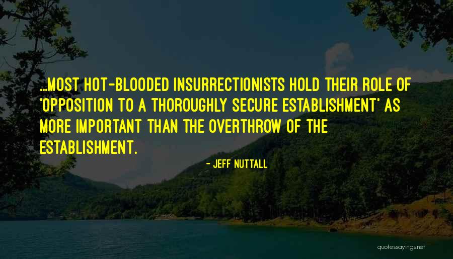 Hot Blooded Quotes By Jeff Nuttall Hot Blooded Quotes By Jeff Nuttall