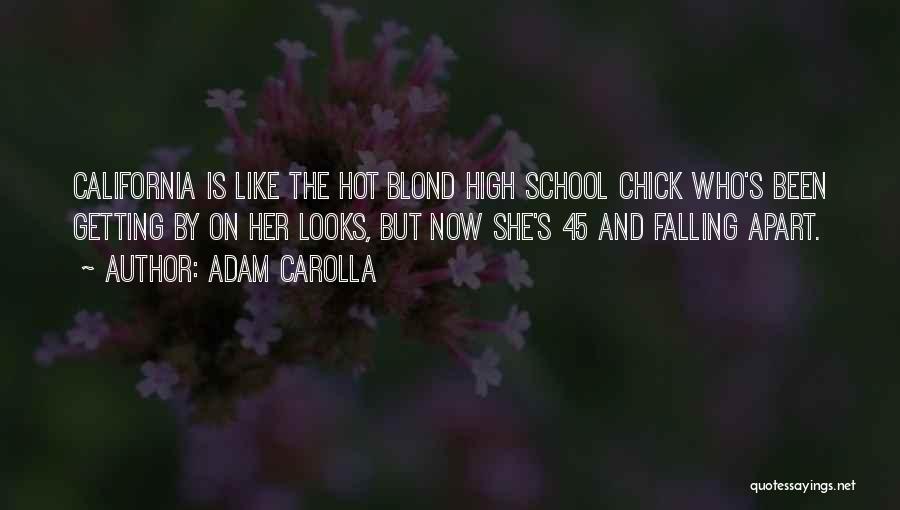 Hot Chick Quotes By Adam Carolla