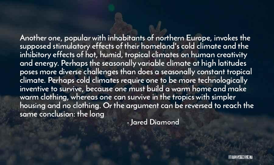 Hot Climate Quotes By Jared Diamond Hot Climate Quotes By Jared Diamond