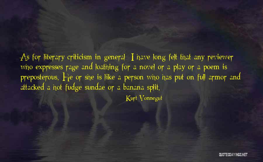 Hot Fudge Sundae Quotes By Kurt Vonnegut Hot Fudge Sundae Quotes By Kurt Vonnegut