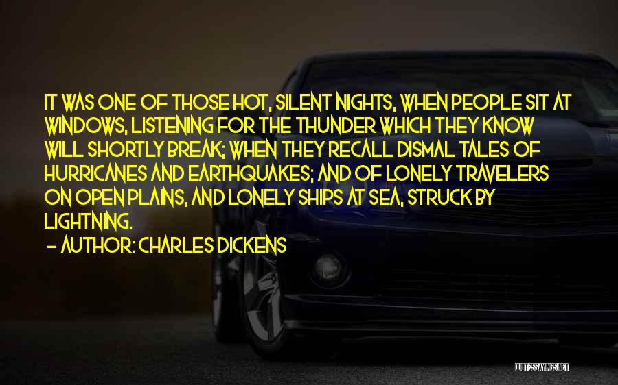 Hot Nights Quotes By Charles Dickens