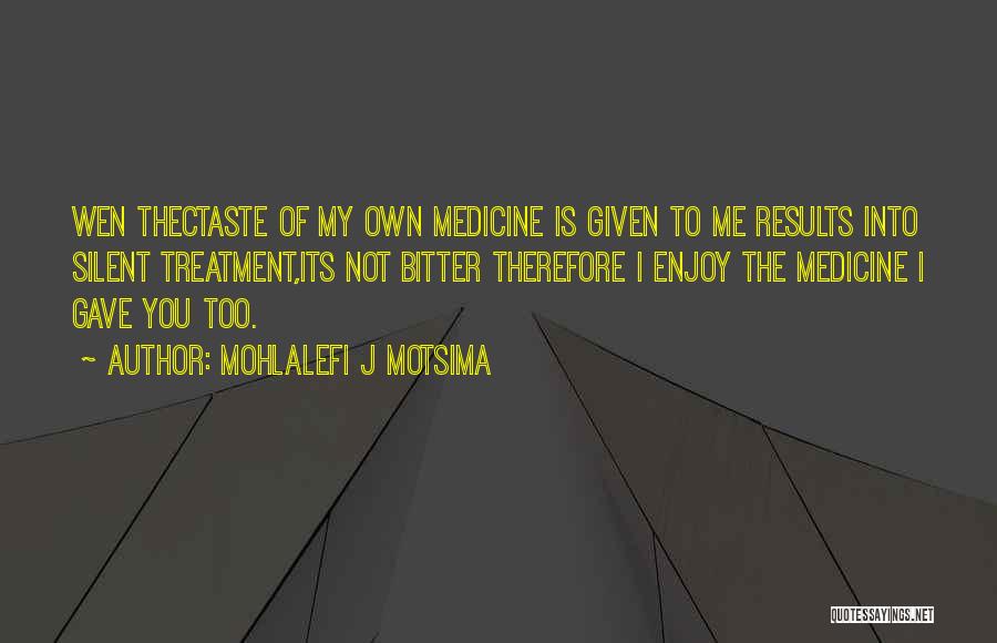 Hot Quotes By Mohlalefi J Motsima