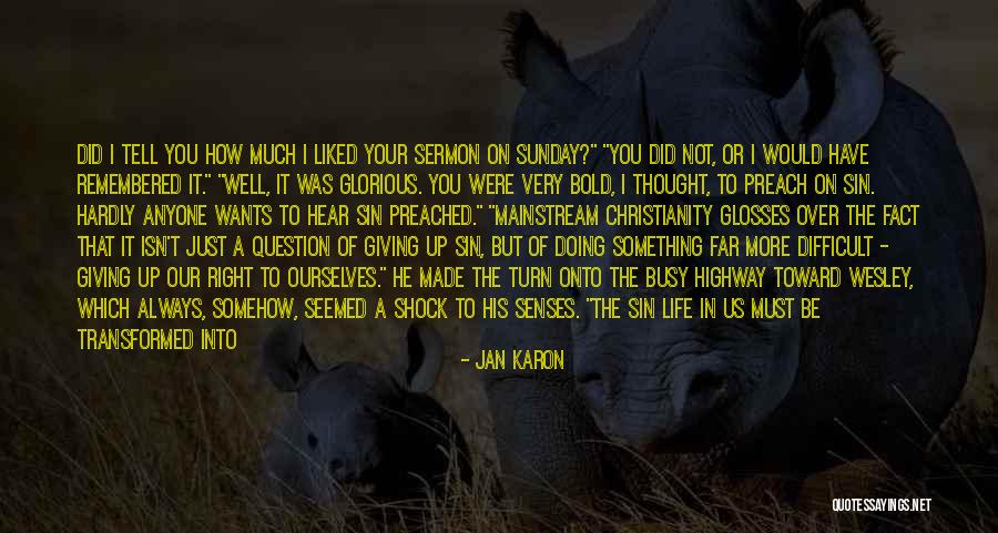 Hot Seat Quotes By Jan Karon