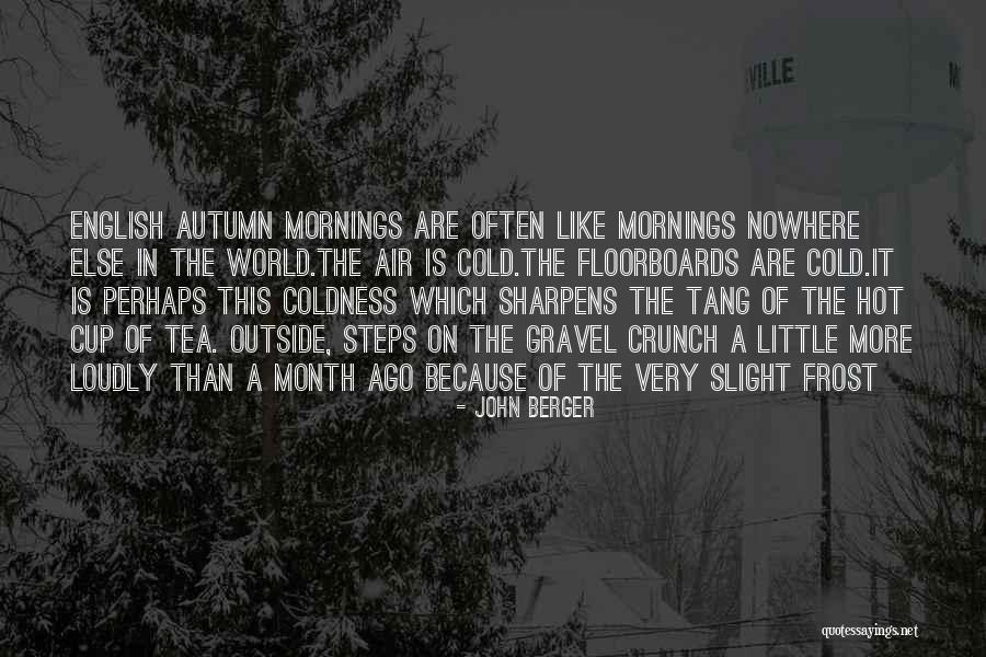Hot Tea Quotes By John Berger Hot Tea Quotes By John Berger