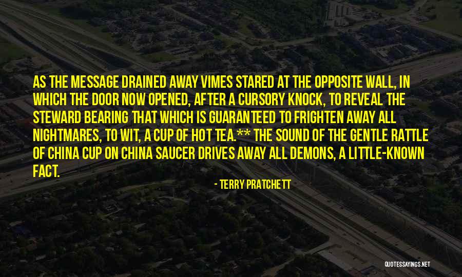 Hot Tea Quotes By Terry Pratchett