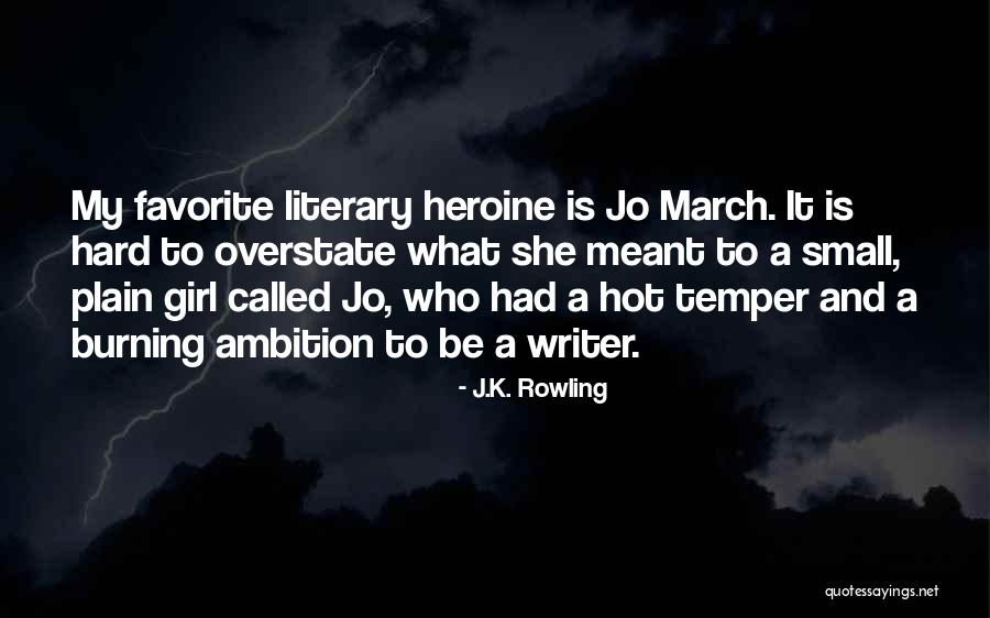 Hot Temper Quotes By J.K. Rowling