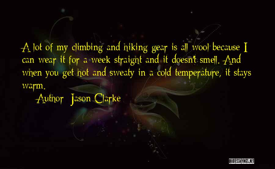 Hot Temperature Quotes By Jason Clarke