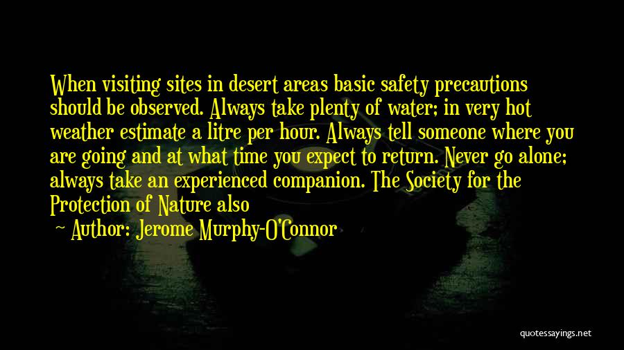 Hot Weather Quotes By Jerome Murphy-O'Connor