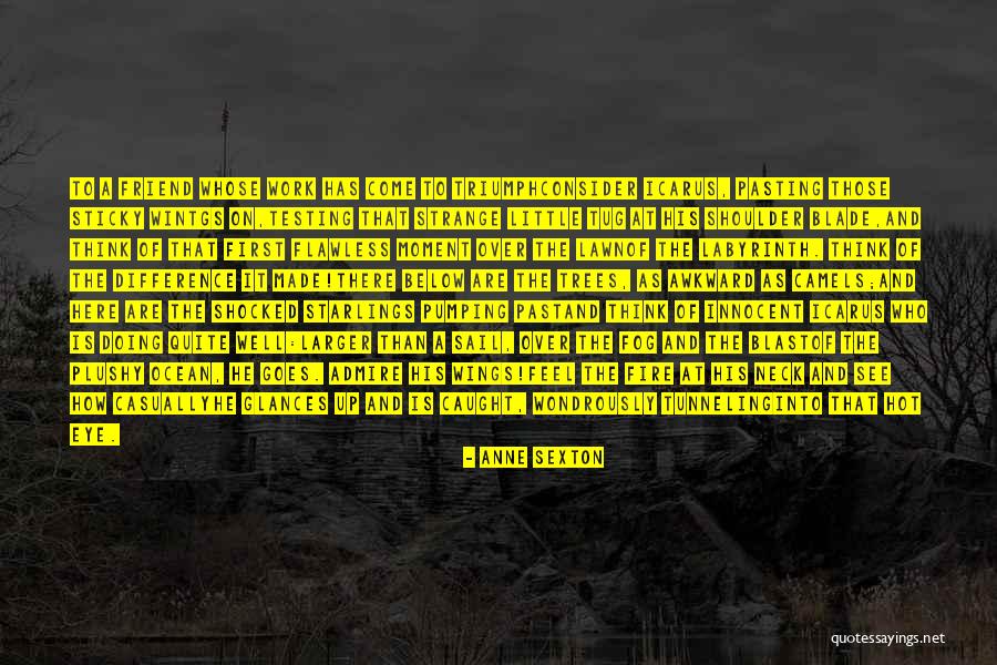 Hot Wings Quotes By Anne Sexton Hot Wings Quotes By Anne Sexton