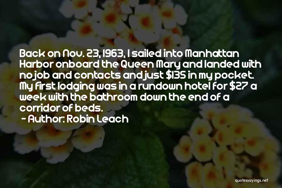 Hotel Beds Quotes By Robin Leach