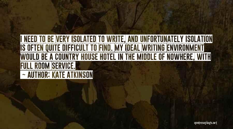 Hotel Service Quotes By Kate Atkinson
