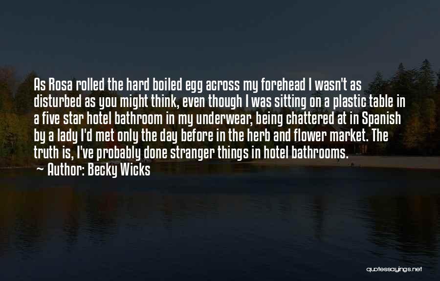 Hotel Travel Quotes By Becky Wicks