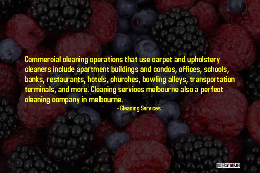 Hotels Quotes By Cleaning Services