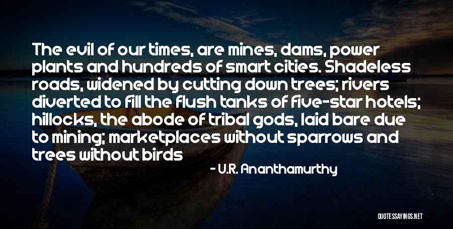 Hotels Quotes By U.R. Ananthamurthy