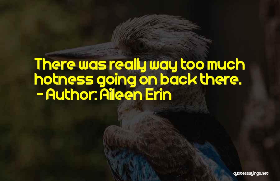 Hotness Quotes By Aileen Erin