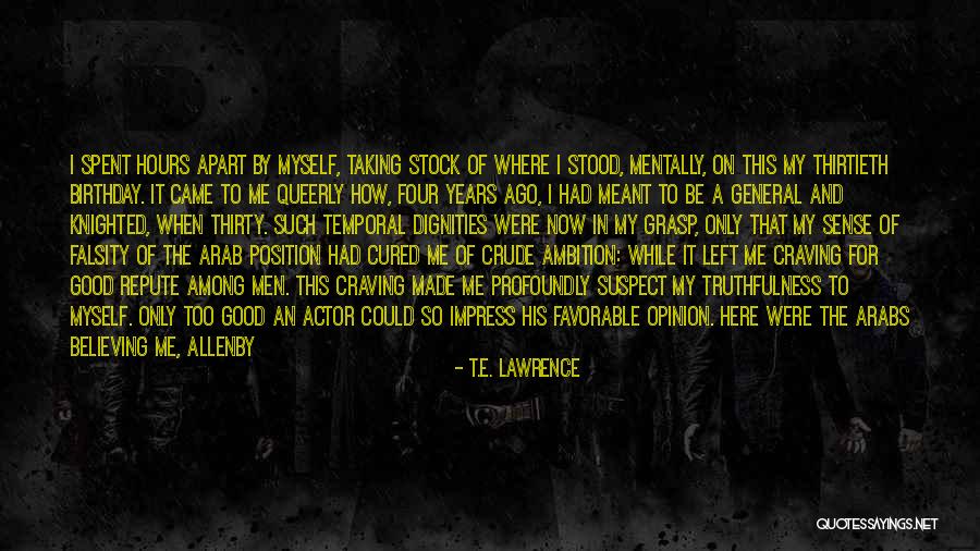 Hours Left For Your Birthday Quotes By T.E. Lawrence Hours Left For Your Birthday Quotes By T.E. Lawrence
