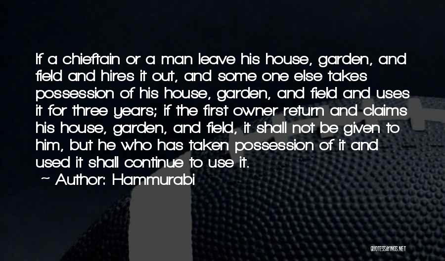 House And Quotes By Hammurabi