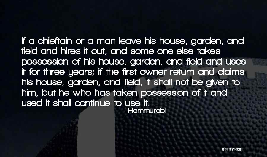 House And Quotes By Hammurabi