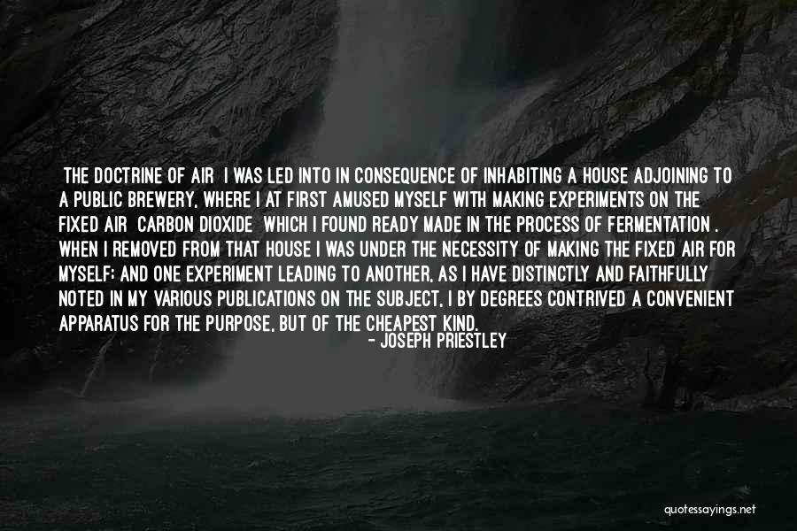 House And Quotes By Joseph Priestley