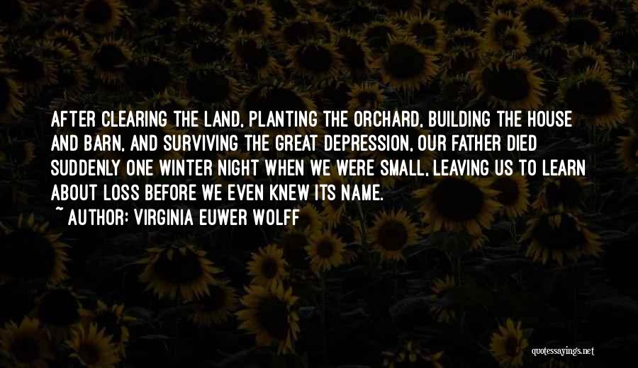 House Building Quotes By Virginia Euwer Wolff