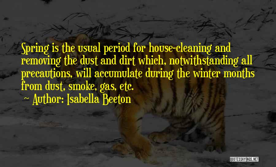 House Cleaning Quotes By Isabella Beeton