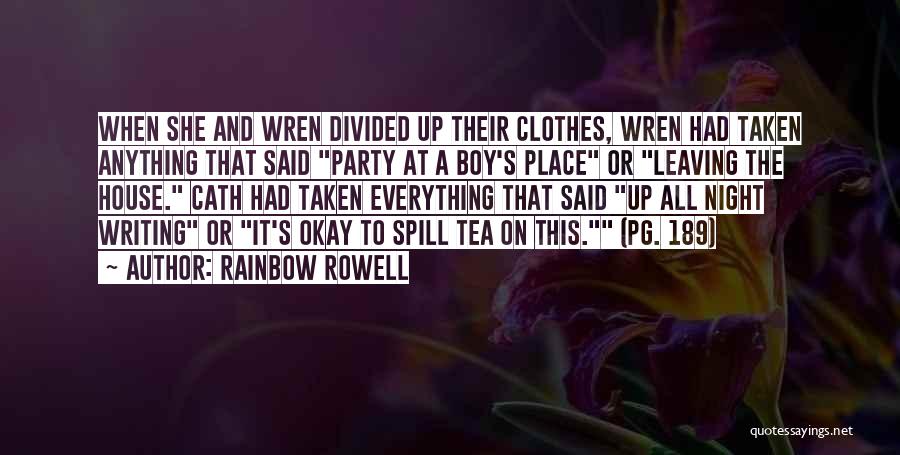 House Divided Quotes By Rainbow Rowell