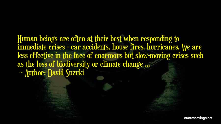 House Fires Quotes By David Suzuki
