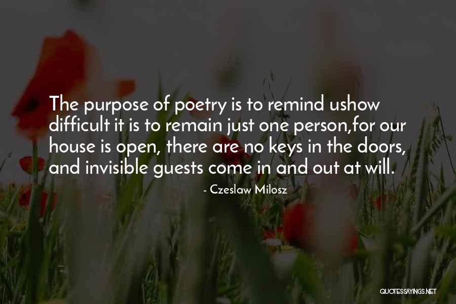 House Guests Quotes By Czeslaw Milosz House Guests Quotes By Czeslaw Milosz