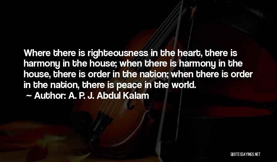 House In Order Quotes By A. P. J. Abdul Kalam