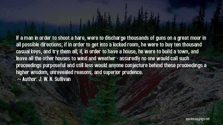 House In Order Quotes By J. W. N. Sullivan
