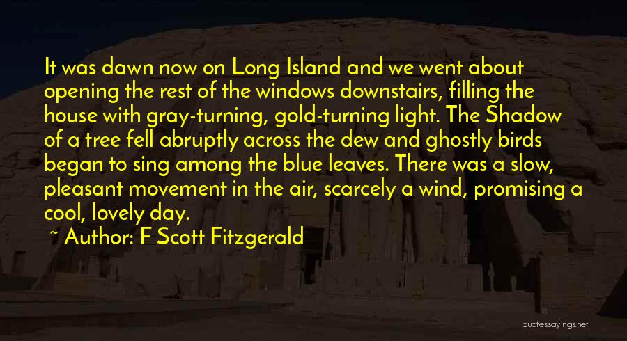 House Of Blue Leaves Quotes By F Scott Fitzgerald