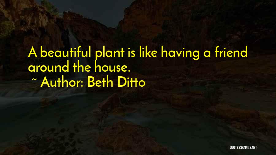 House Plant Quotes By Beth Ditto